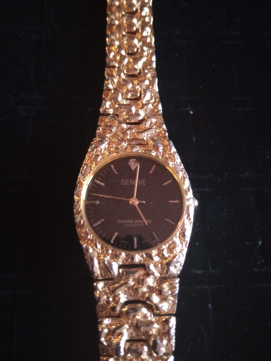 Geneve genuine diamond watch
