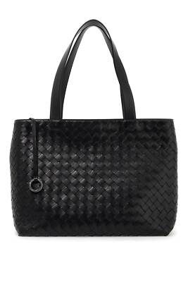 バッグ・カバンその他 BOTTEGA VENETA Men Bags Black 749878VBO81 8803 BOTTEGA VENETA Small Intrecciato tote bag with zip Men