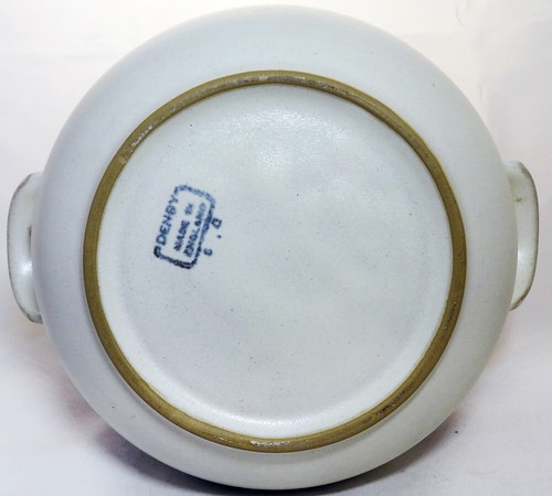 POTPOURRI BLUE by Denby Round Covered Bean Pot Baker 8" NEW NEVER USED England - Picture 5 of 5
