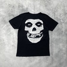 2017 Misfits Fiend Skull T Shirt Faded Black Size M