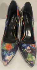 Nine West Size 7.5 M NW7Gwendle3  Faux Rainbow Snakeskin Pumps