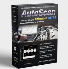 Autoscan Enhanced ULTRA OBD2 Bluetooth Diagnostic Software  ELM327 Tool