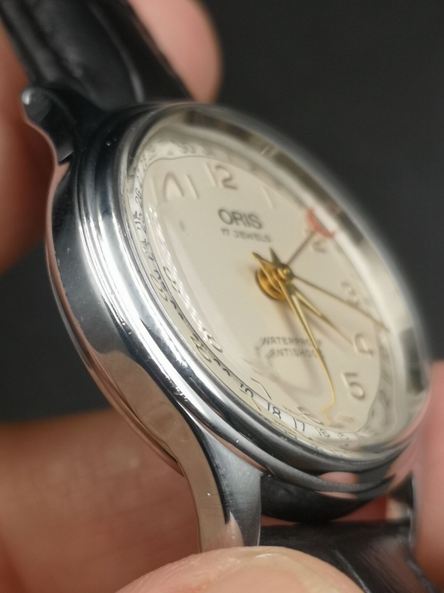 Vintage ORIS Pointer Date 302-7285B Hand-Winding lady watch. Come