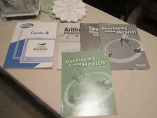 Abeka 4th Grade Daily Lesson Plans with Teacher Keys Arithmetic Spelling Health