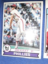 1979 Topps Jim Kaat #136 Philadelphia Phillies MVP HOF LEGEND