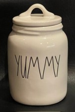 Rae Dunn YUMMY Baby Canister White