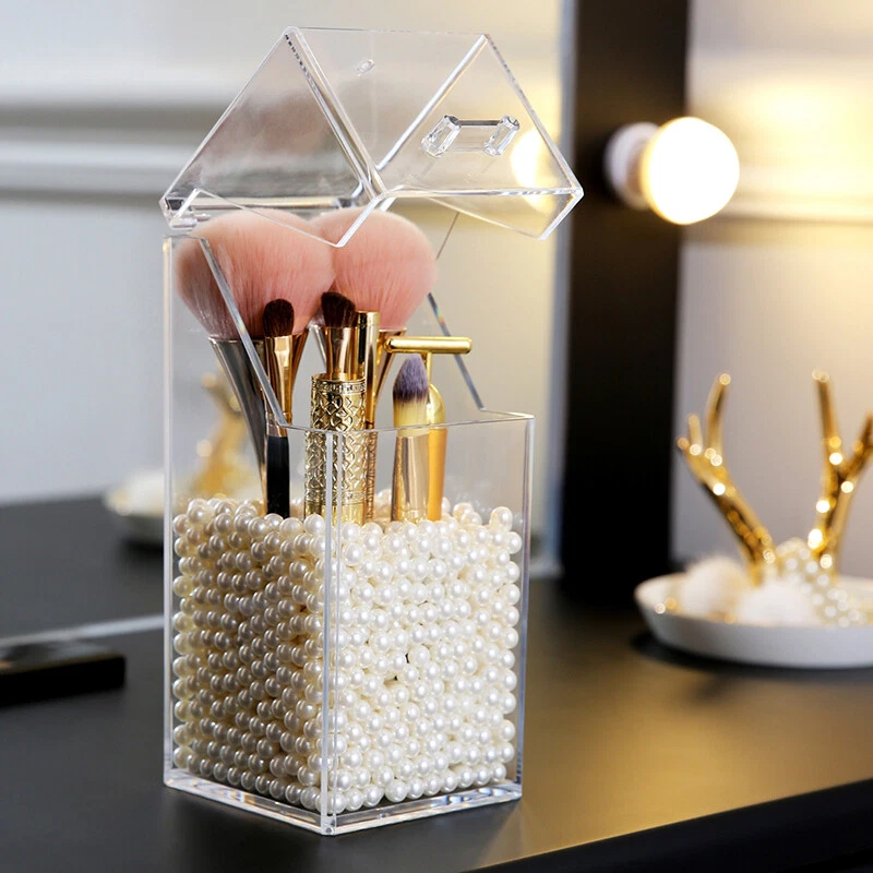 RMAN Make Up Organizer Pinselhalter Pinsel Aufbewahrung Aufbewahrung mit Perlen