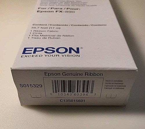 Genuine EPSON Black Ribbon Cartridge S015329 for FX-890 Printer FX890 Original # - Picture 8 of 8