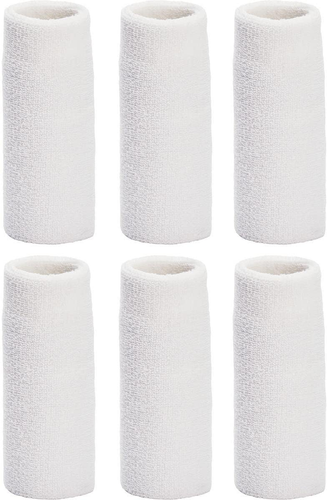 6-Inch Long Wrist Towel Wristbands (6 Pack) - Picture 8 of 12