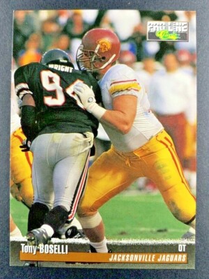 1995 Classic - Tony Boselli #284 USC - ROOKIE - Jacksonville Jaguars