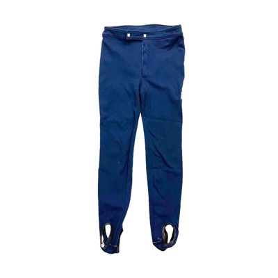 Vintage Damen Skihose | Skiset Frady Sev Steigbügel dunkelblau Schneehose Vintage