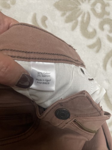Sonoma Goods for Life Women's Tan Khaki Trousers Skinny pantssize 4 - Picture 11 of 13