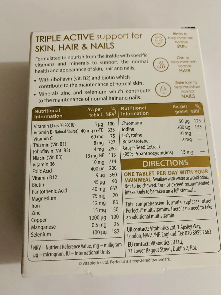 Vitabióticos triple activos Perfectil Original Foto 2 de 2