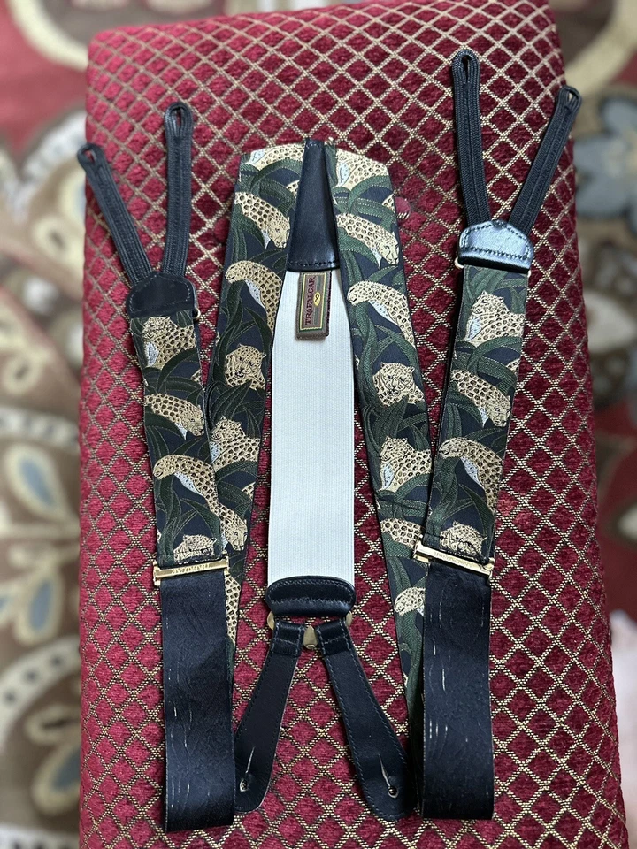 TRAFALGAR EDICIÓN LIMITADA LES LEOPARDS BRACKETS/SEDA Y CUERO Foto 2 de 4