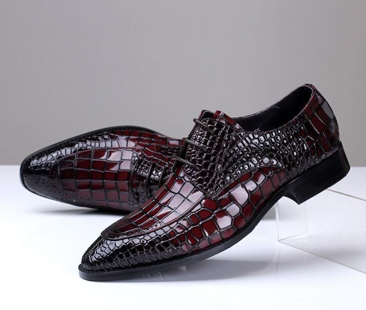 uomo Britsh Pointy Toe Pattern Lace Up Business Wedding Shoes Dress Sz Dress Hot Scarpe classiche da uomo uomo Britsh Pointy Toe Pattern Lace Up Business Wedding Shoes Scarpe Dress Sz Dress Hot Scarpe Shoes classiche da uomo c47def