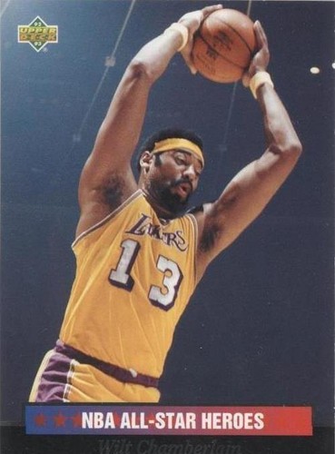 Wilt Chamberlain 1992-1993 Upper Deck NBA All Star Heroes Los