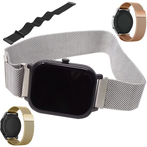 Cinturino bracciale MAGLIA MILANESE per Samsung SM-R820 Watch Active 2 44mm  MMM7 | eBay