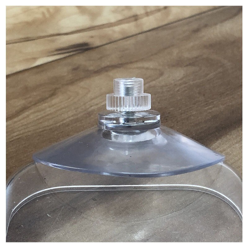 10pcs Strong Suction Cups w/ M4 Screw Rod Knurled Hook Clear Kitchen Glass 2025