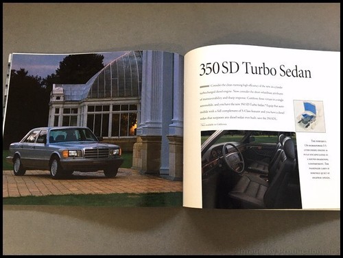 1991 Mercedes Benz Brochure Catalog 420SEL 560SEL 500SL 560SEC 190E 300CE 300TE - Picture 14 of 19