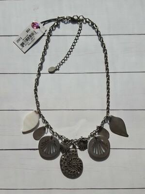 Nautilus Charm Necklace by Cookie Lee Jewelry (ViVi) 