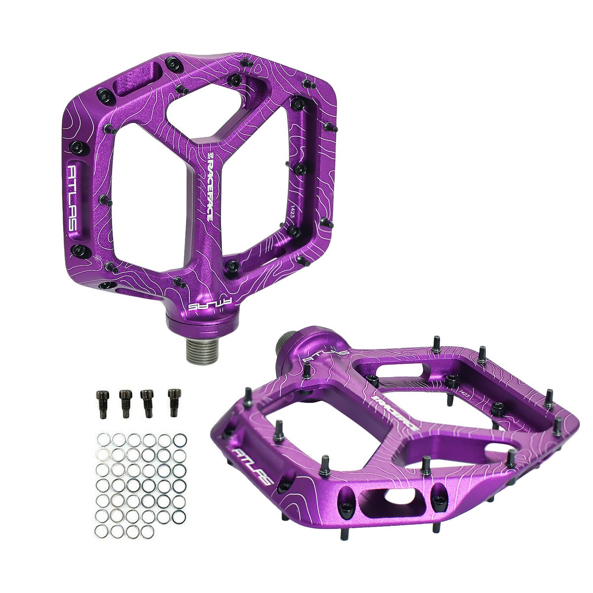 RaceFace Atlas Bike Platform Pedals , Purple | eBay
