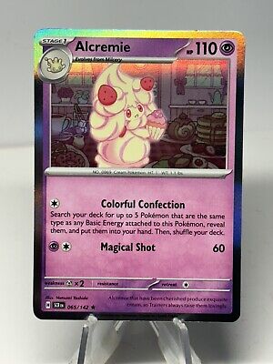 Pokemon Alcremie 65/142 Holo Rare Stellar Crown | eBay Pokemon Alcremie 65/142 Holo Rare Stellar Crown | eBay