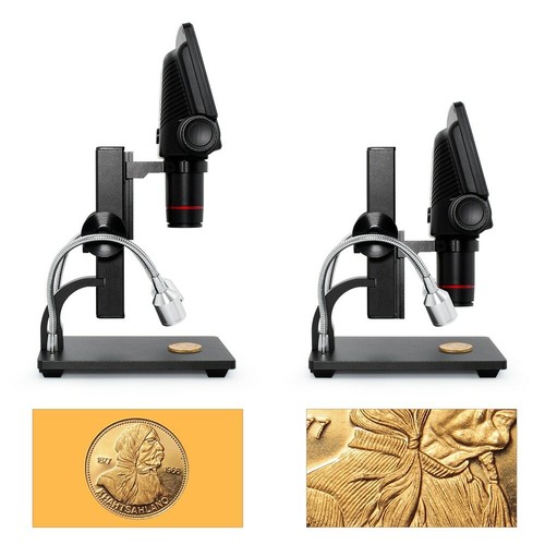 5'' Electron Digital Microscope Magnifier Long Object Distance f PCB Repair Tool - Picture 7 of 9