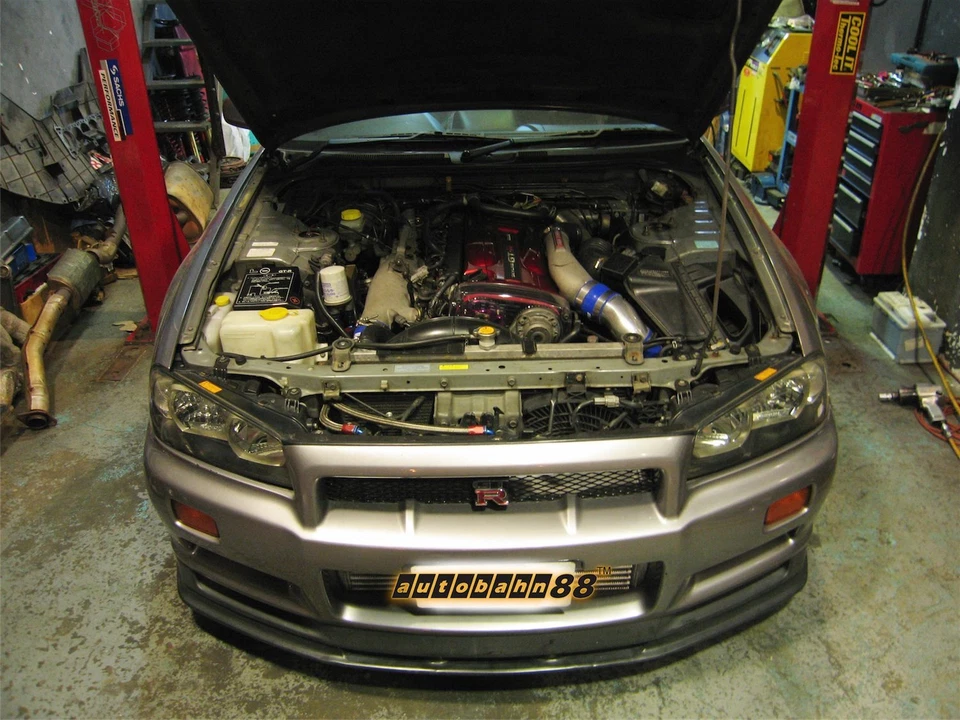 Junta colector de admisión Autobahn88 apta para Skyline RB26 NISSAN GTR R32 R33 R34 GT-R Foto 4 de 4