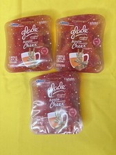 NOS 3 PKS - 6 Total - Glade PlugIns Scented Oil Refills Apple Cinnamon Cheer