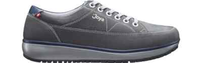 NEW JOYA WOMENS VANCOUVER GREY BLUE LEATHER OXFORD COMFORT CASUAL SHOE 40 US 9
