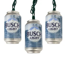 Busch Light Can 10-Light Set Multi-Color