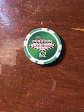  25 Las Vegas Poker Chip Novelty
