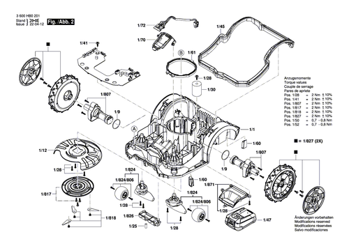 New Bosch F016105558 Drive Motor - Picture 3 of 3