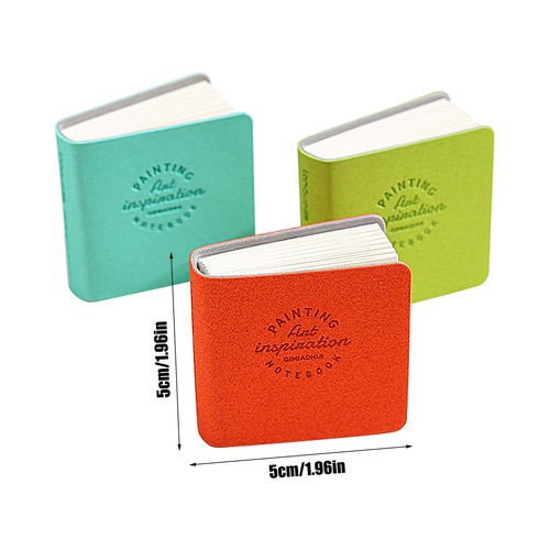 Small Sketch Book Hardback Square Texture Portable Notebook 3x Business Notebook - Picture 6 of 16