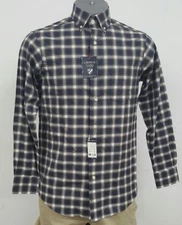Daniel Cremieux Classics Blue Checkered Button L/S Men's Shirt NWT $79.50 S M 