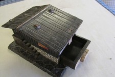 vintage musical jewlery box swiss chalet design