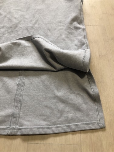 EUC Ivivva by lululemon Girls Kids Rolled Sleeve Muscle Active Tank Tee Gray 6 - Picture 3 of 8