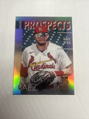 2023 Bowman Modern Prospects Joshua Baez "Rare Bird" Cardinals 1st RC | eBay 2023 Bowman Modern Prospects Joshua Baez "Rare Bird" Cardinals 1st RC | eBay