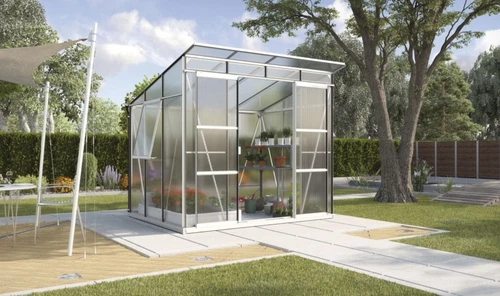 Vitavia Alu-Gewächshaus, Treibhaus Freya 5900, Tomatenhaus, alu-eloxiert, HKP - Bild 1 von 3