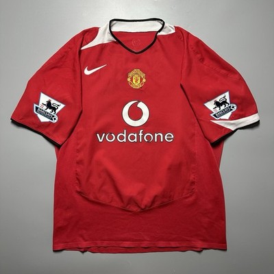 MAN UNITED NIKE 2004/2006 FOOTBALL SOCCER HOME JERSEY #7 RONALDO