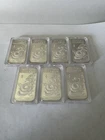 Lot of 7 - 1 oz Silver Bar - (2013 Year of the Snake) - Sealed APMEX