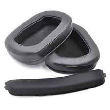 Ear Pads Headband Cushion Earmuff For Logitech G633 G933 Headphone Replace Parts