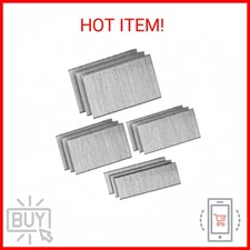 Straight Finish Nails, 16 Gauge, 1200-Pack (1-1/2", 1-3/4", 2", 2-1/2", 300 Per 