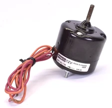 New FASCO Wire 12V, 1/4" Shaft Blower Motor Replacement 4808