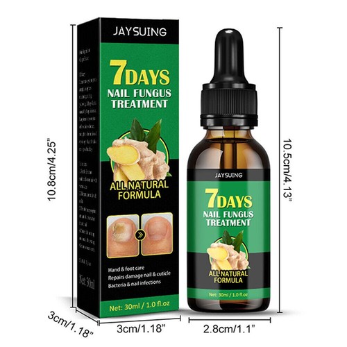 Anti-Fungal Ginger Nail Treatments Repair Finger Toe Care Nail Fungus Liquid - Picture 4 of 6
