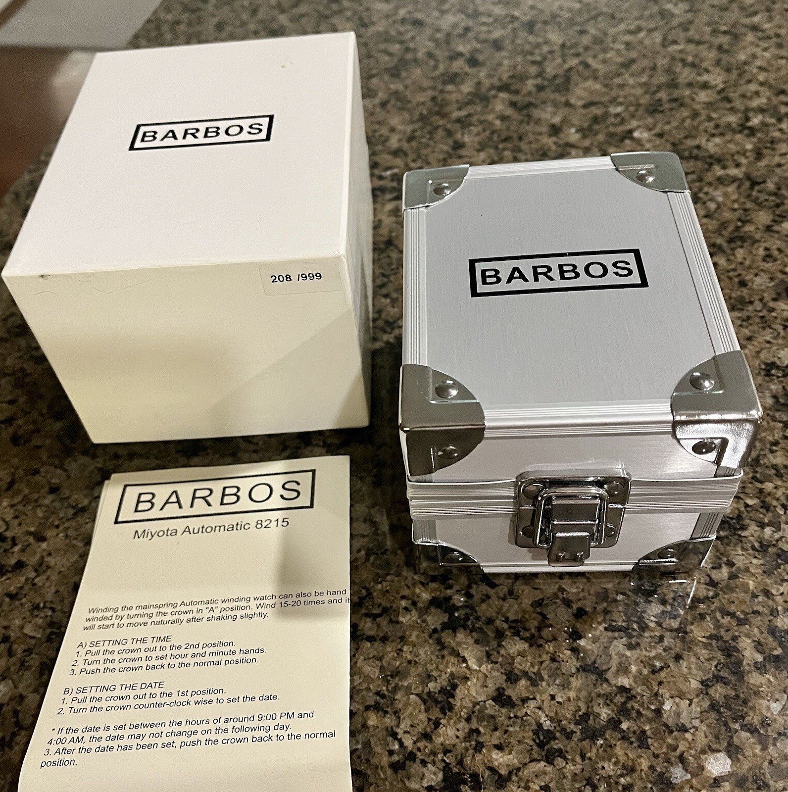 Barbos Marine Blue Automatic Diver Watch-Rare image 3