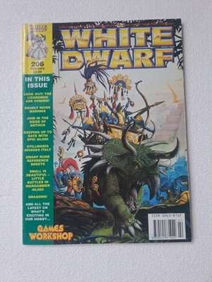 Games Workshop White DWARF 206 englische Ausgabe   Warhammer- 40k - Magazin 