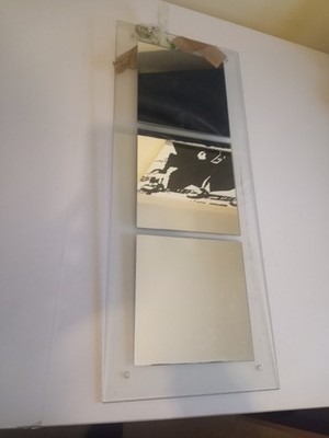 Glas Silber Flach Rahmenlos Wandspiegel Hoch / Lang Badezimmer Flur Rechteckig