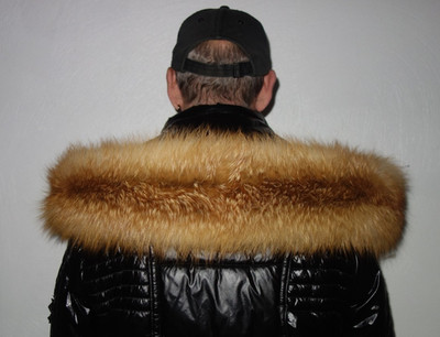 Luxus Fuchs Pelz Kapuze Kragen XXL Fellkragen Jacke Parka Rotfuchs Red Fox Schal