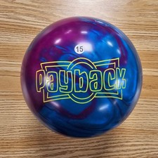 15lb Fully Plugged Radical Payback Bowling Ball